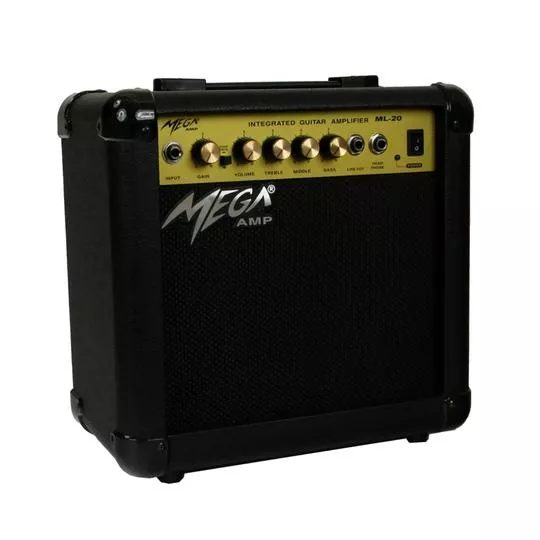 Amplificador Para Guitarra 20W ML 20 Mega- Bivolt