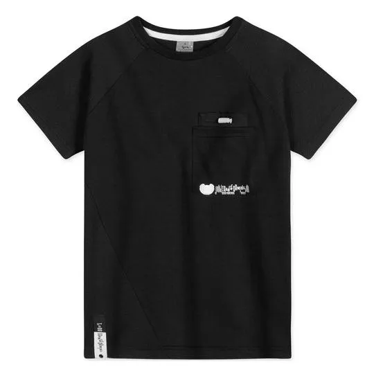 Camiseta Tigor®- Preta & Branca- LILICA RIPILICA & TIGOR