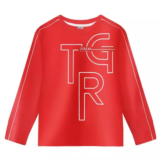 Camiseta TGR- Vermelha & Branca- LILICA RIPILICA & TIGOR
