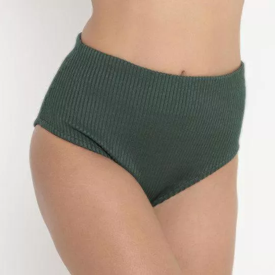 Hot Pant Em Tricô- Verde Escuro- Osklen