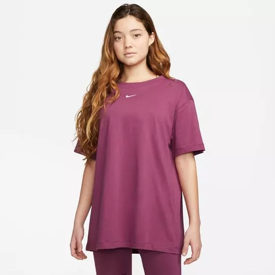 Camiseta Nike®- Malva- Nike