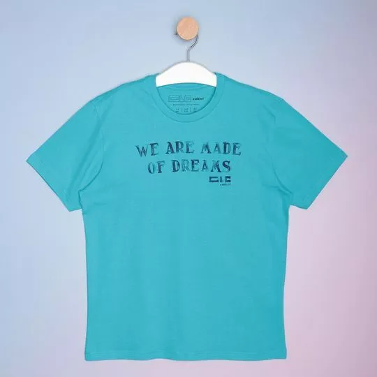 Camiseta We Are Made Of Dreams- Azul- Colcci