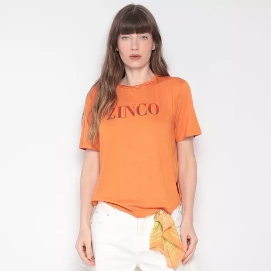Camiseta Zinco®- Laranja- ZINCO