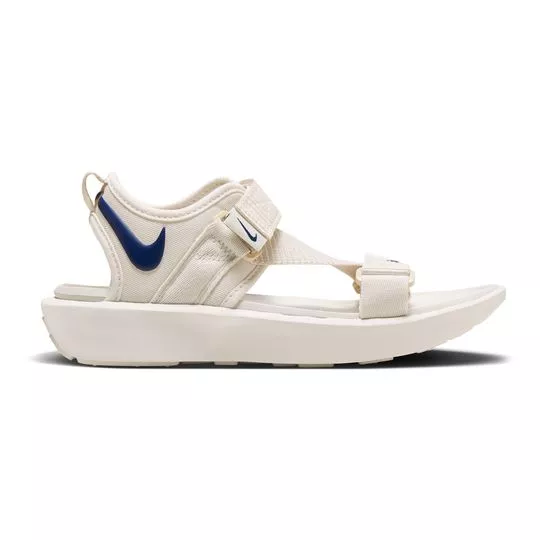 Sandália W Nike® Vista Sandal- Branca & Azul