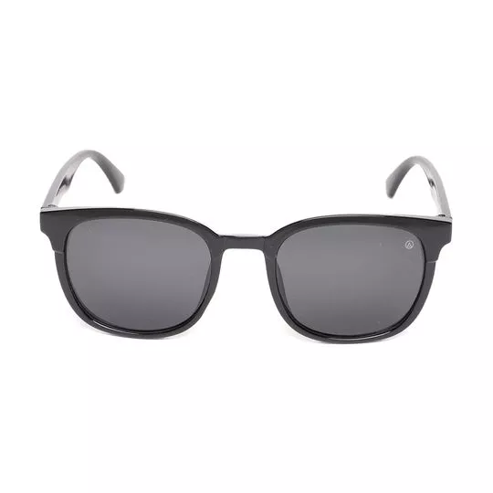 Óculos De Sol Arredondado- Preto