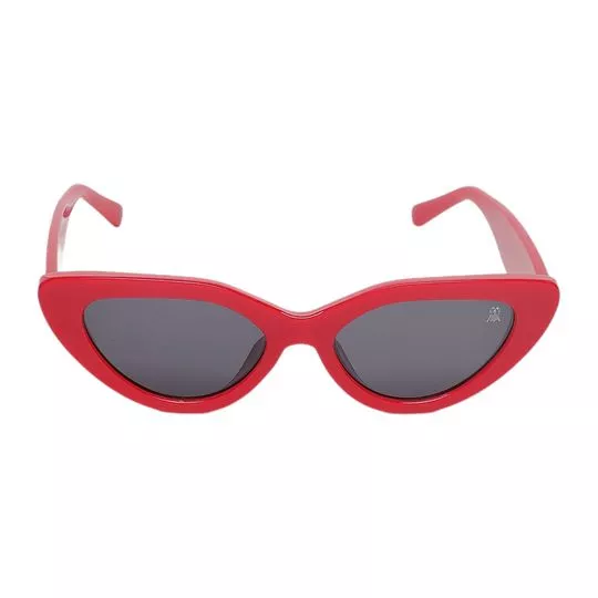 Óculos De Sol Gatinho- Vermelho & Preto