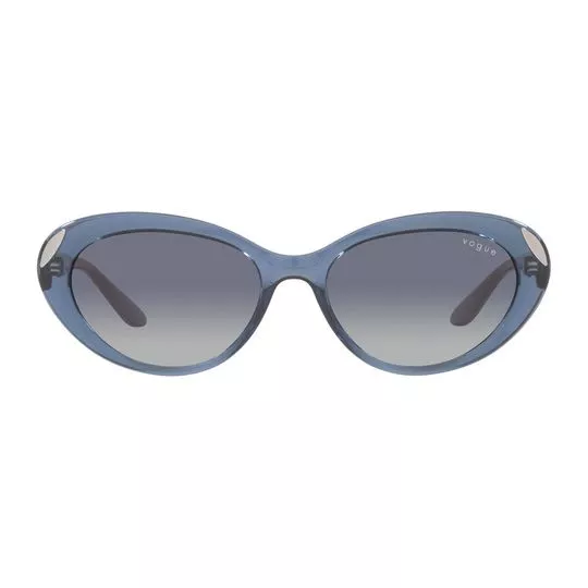 Óculos De Sol Gatinho- Azul Marinho & Marrom