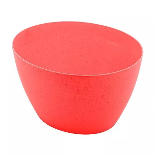 Bowl Oval- Vermelho- 14x24,5x18cm- 2,5L- Lyor