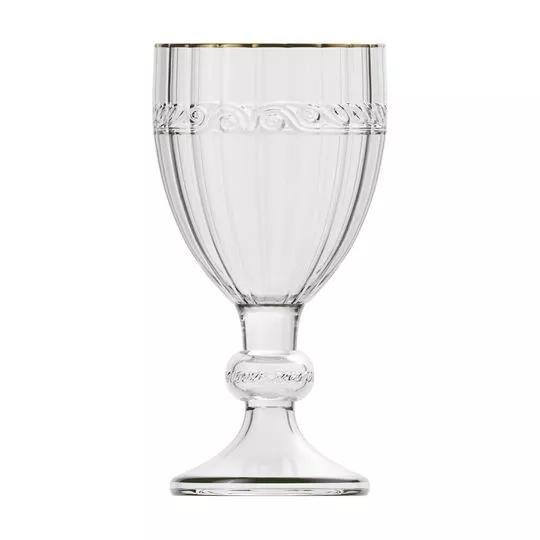 Taça Para Licor Imperial- Cristal & Dourada- 50ml- Lyor