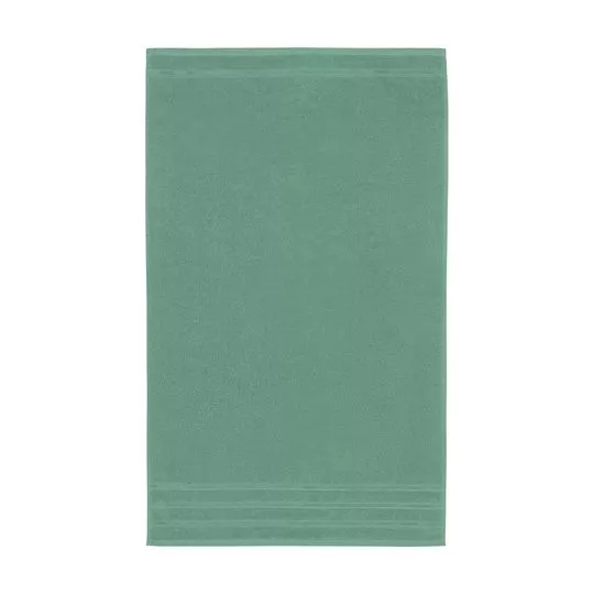 Toalha Para Rosto Felpuda Comfort- Verde- 45x75cm