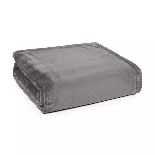Cobertor Piemontesi King Size- Cinza Escuro- 240x290cm