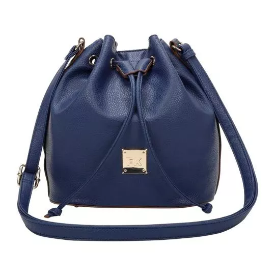 Bolsa Saco Lisa- Azul Marinho- 26x25x14cm