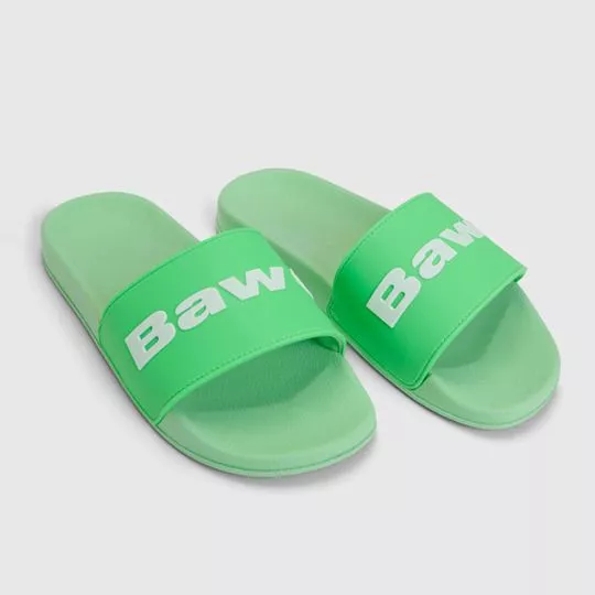 Slide Baw®- Verde Limão & Branco