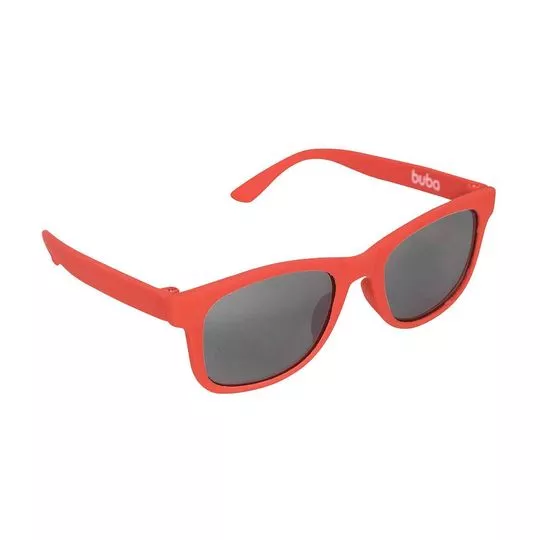 Óculos De Sol Baby- Vermelho & Cinza- Buba