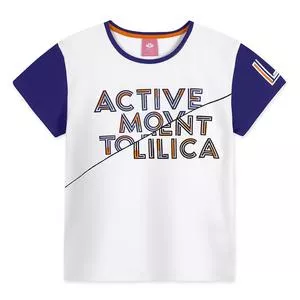 Blusa Infantil Active<BR>- Branca & Roxa<BR>- LILICA RIPILICA & TIGOR