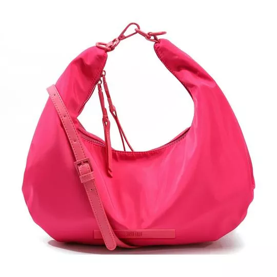 Bolsa De Mão Com Recortes- Pink- Santa Lolla