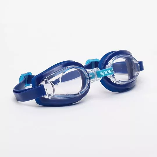 Óculos Para Natação Jr Captain- Azul Marinho & Azul- Speedo