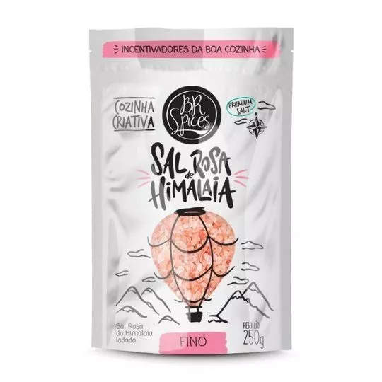 Sal Rosa Do Himalaia Fino- 250g- BR Spices