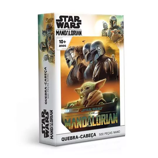 Quebra-Cabeça Star Wars® The Mandalorian- 500Pçs- Toyster