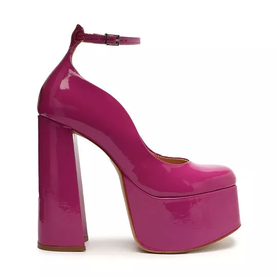 Sapato Meia Pata- Rosa Escuro- Schutz