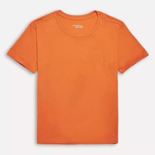 Camiseta Básica- Laranja- Reserva Mini