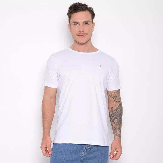 Camiseta Básica- Branca- Zoomp