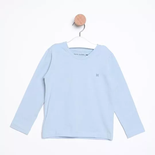 Camiseta Lisa- Azul Claro