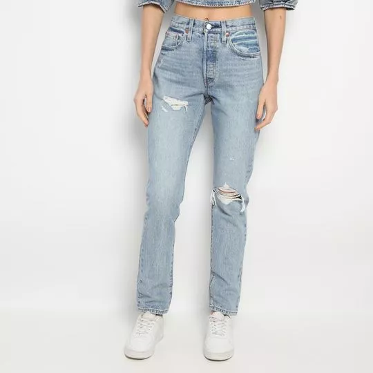 Calça Jeans 501® Skinny- Azul