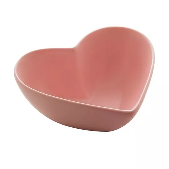 Coração Decorativo Heart- Rosa Claro- 6x18x16cm- Lyor