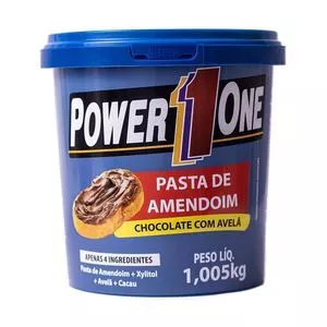Pasta De Amendoim<BR>- Chocolate Com Avelã<BR>- 1,005Kg<BR>- Power One