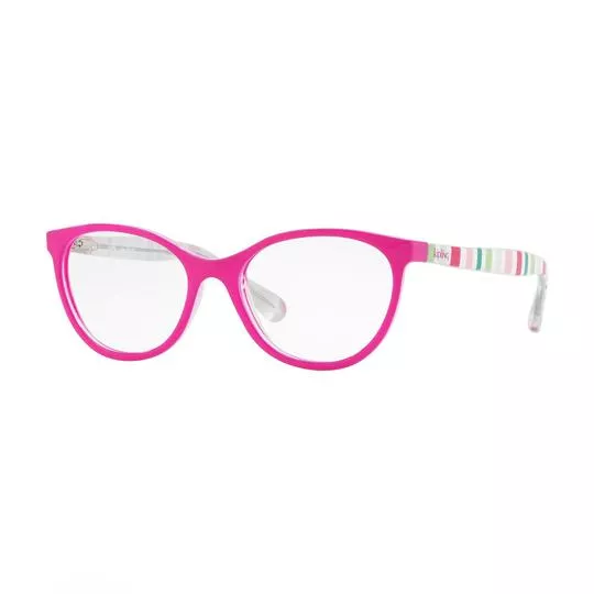 Armação Arredondada Para Óculos De Grau- Pink & Verde- Kipling