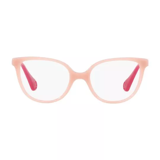 Armação Arredondada Para Óculos De Grau- Rosa Claro & Pink- Kipling