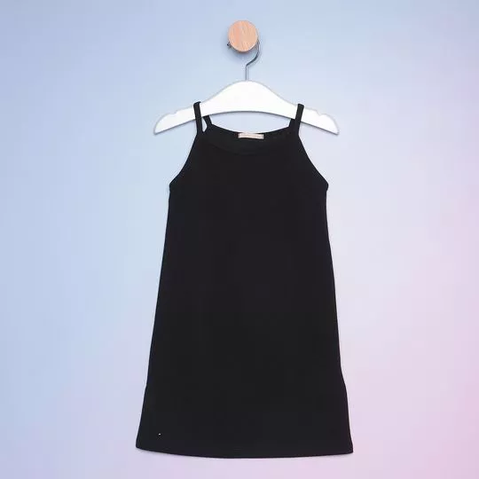 Vestido Básico- Preto- PETIT CHERIE