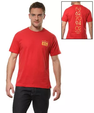 T-Shirt Escudo 6 - Vermelha