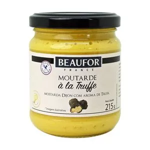 Mostarda Dijon Beaufor Com Trufa<BR>- 215g<BR>- La Pastina