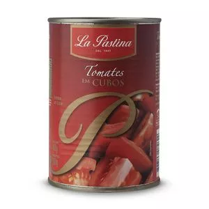 Tomates Em Cubos<BR>- Itália<BR>- 400g<BR>- La Pastina