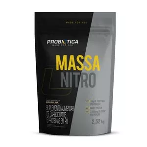 Massa Nitro<BR>- Baunilha<BR>- 2,52Kg<BR>- Probiótica