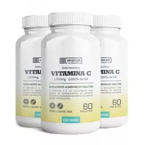 Kit De Vitamina C 1.000mg<BR>- 3 Unidades<BR>- Iridium Labs