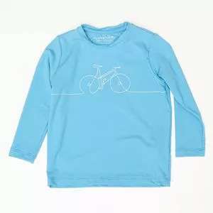 Camiseta Bicicleta<BR>- Azul & Branca<BR>- Dudes
