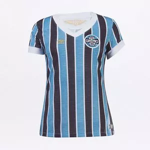 Camisa Grêmio Retrô 1983®<BR>- Azul & Preta<BR>- Umbro