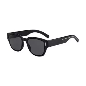 Óculos De Sol Arredondado<BR>- Preto<BR>- Dior Homme