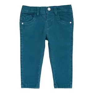 Calça Jeans Skinny<BR>- Azul Escuro<BR>- Chicco