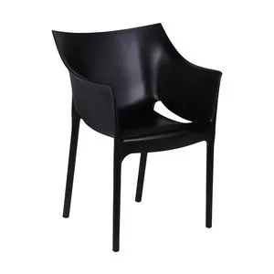Cadeira Fan<BR>- Preta<BR>- 76x60x49cm<BR>- Or Design