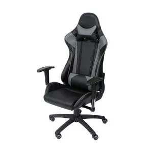Cadeira Gamer F16<BR>- Preta & Cinza<BR>- 135x60x51cm<BR>- Or Design