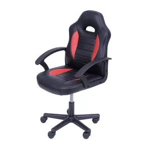 Cadeira Gamer Mig<BR>- Preta & Vermelha<BR>- 100x55,5x41cm<BR>- Or Design