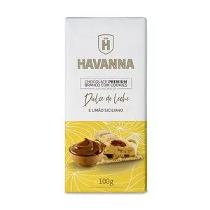 Chocolate Em Tablete<BR>- Branco Com Cookie<BR>- 100g<BR>- Havanna