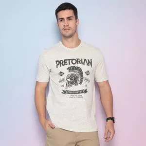 Camiseta Pretorian<BR>- Cinza Claro & Cinza Escuro