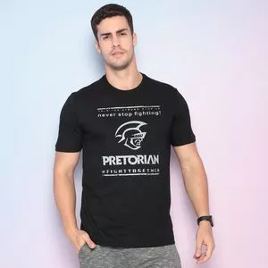 Camiseta Pretorian<BR>- Preta & Branca