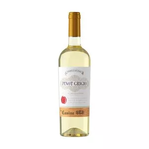 Vinho Le Casine Branco<BR>- Pinot Grigio<BR>- 2020<BR>- Itália, Sicília<BR>- 750ml<BR>- Le Casine