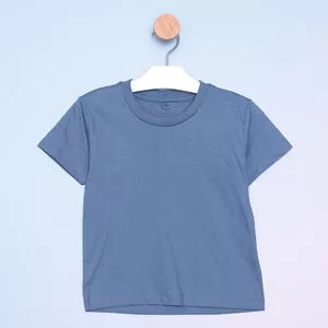 Camiseta Básica<BR>- Azul